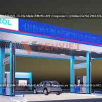 Thiết kế cây xăng Bắc Ngọc